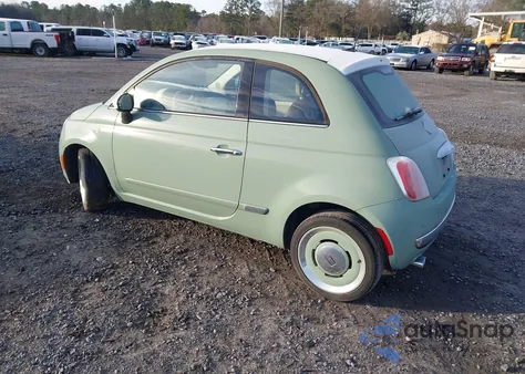 2015 Fiat 500 1957 Edition from USA, damaged, VIN 3C3CFFCR2FT555864